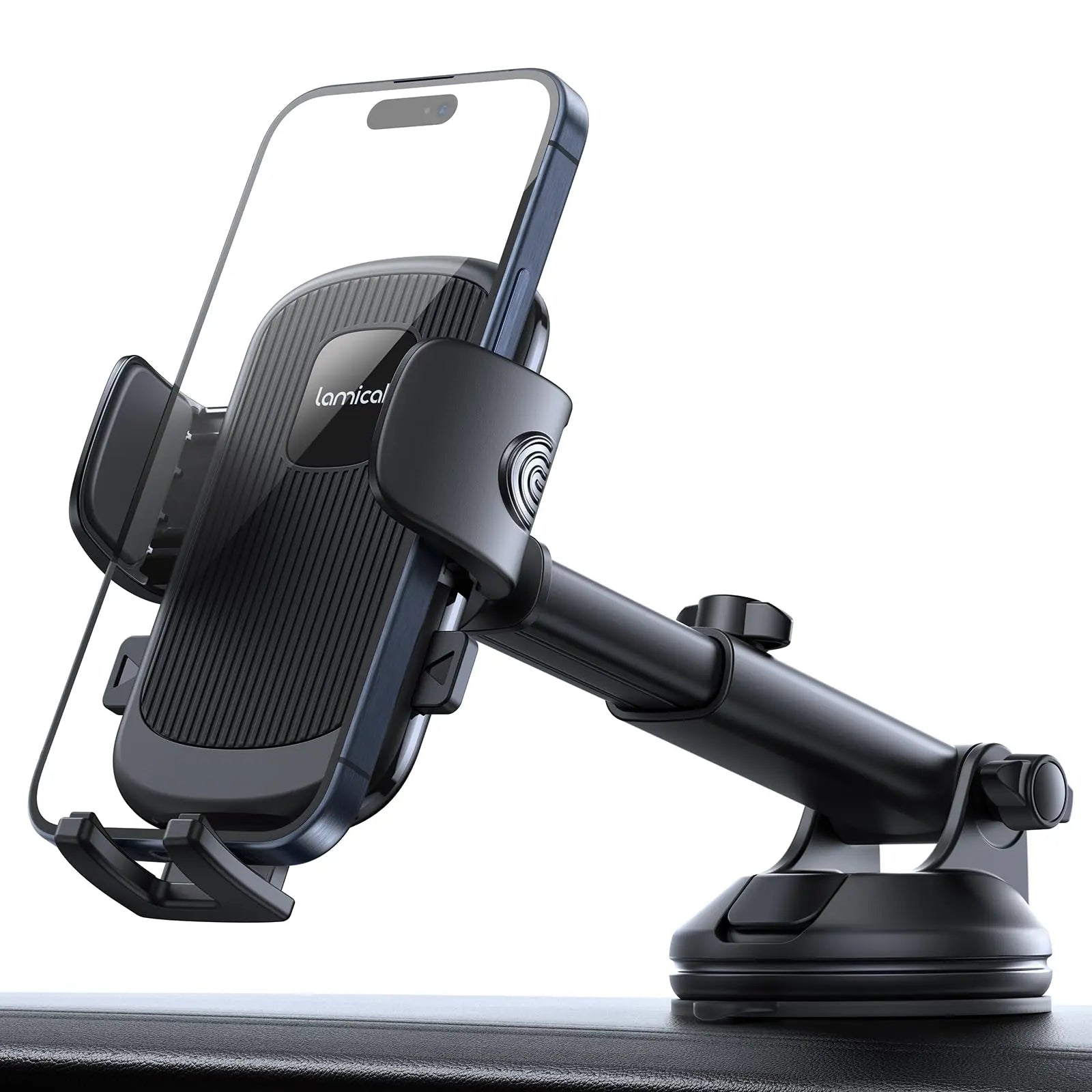 Lamicall Soporte para Celular Auto Portavasos | Ajustable | Compatible 4-7”