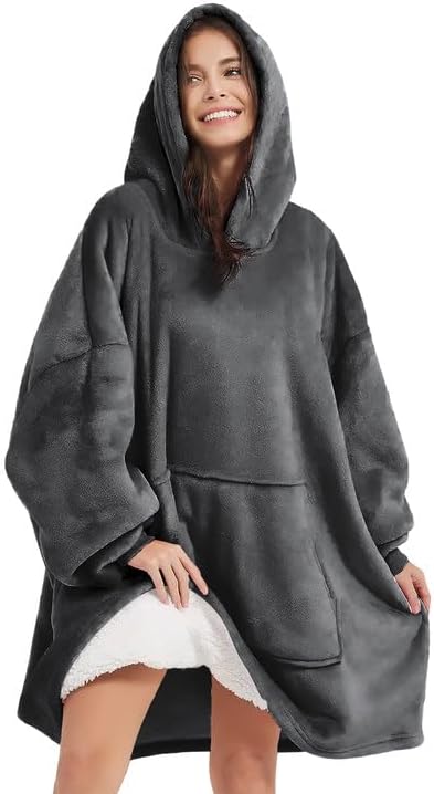 Sudadera Cobija Oversize con Capucha | Manta Hoodie Gigante | Unisex Súper Suave